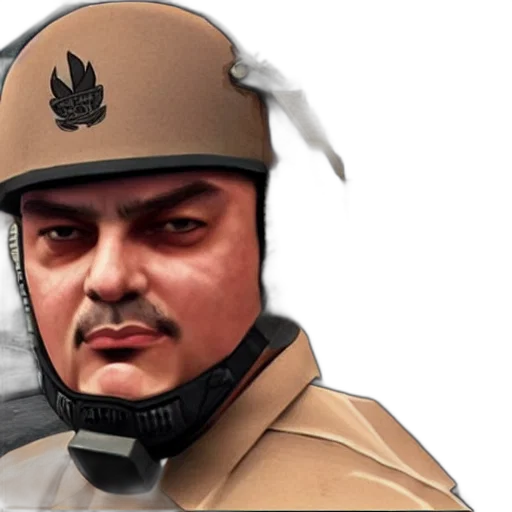 hat, staff, face, jacket transparent PNG cut-out