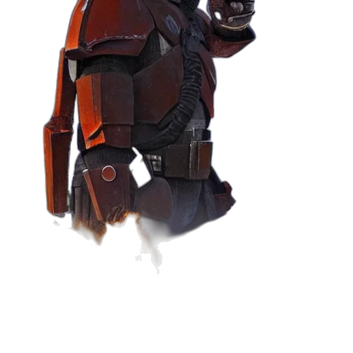 robot, mask, jacket, face transparent PNG cut-out