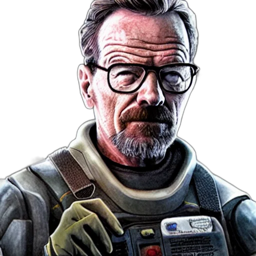 face, robot, staff, concept art transparent PNG cut-out