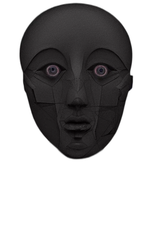mask, face, creature, robot transparent PNG cut-out