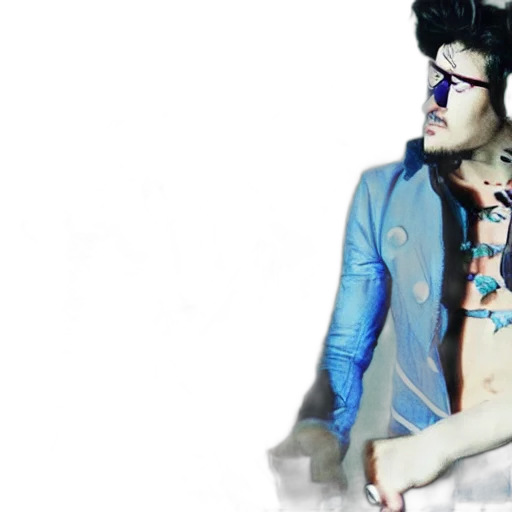 jacket, 3d render, watercolor, photorealistic transparent PNG cut-out