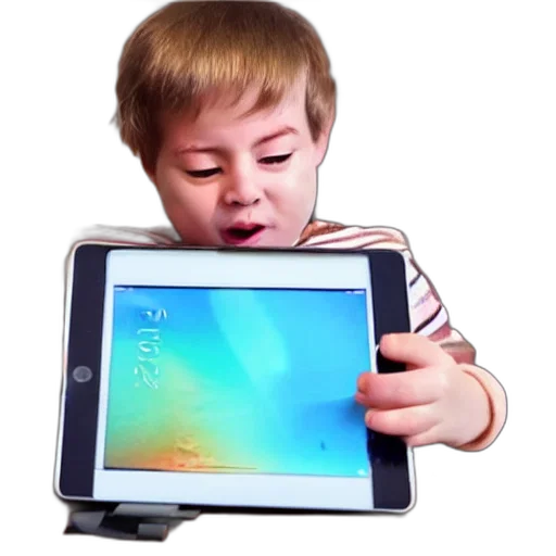 little, kid, breaks, his transparent PNG cut-out