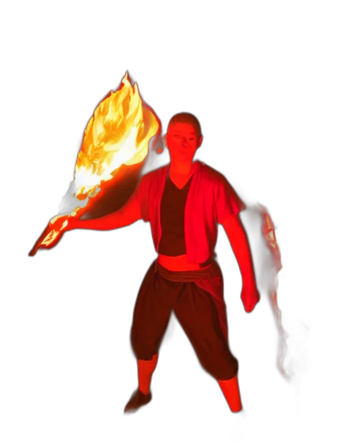 staff, jacket, mask, weapon transparent PNG cut-out