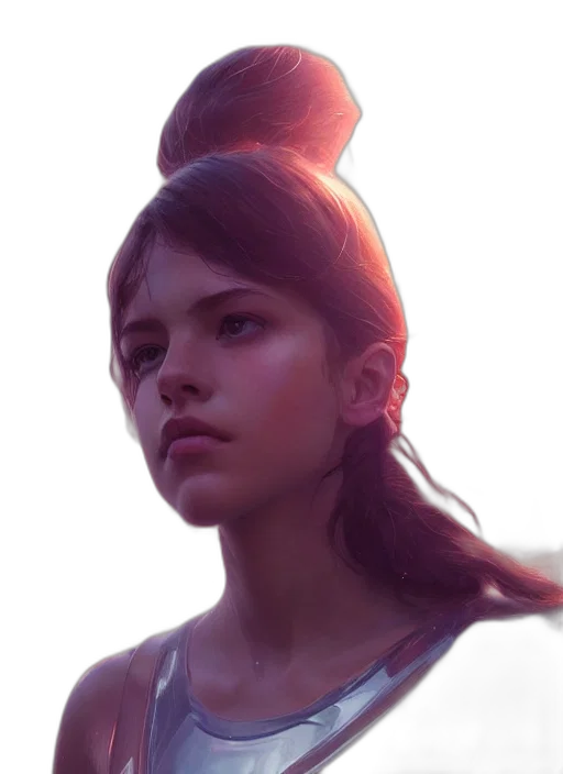 face, crown, hair, hat transparent PNG cut-out
