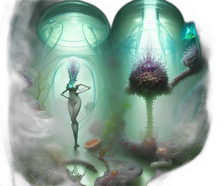 concept art, fantasy art, 3d render, photorealistic transparent PNG cut-out