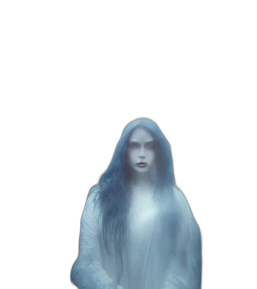 creature, dress, face, hair transparent PNG cut-out