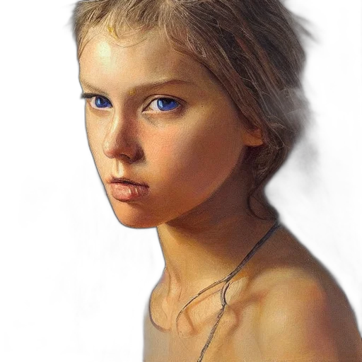 face, jewelry, dress, photorealistic transparent PNG cut-out