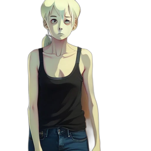 dress, face, creature, robot transparent PNG cut-out