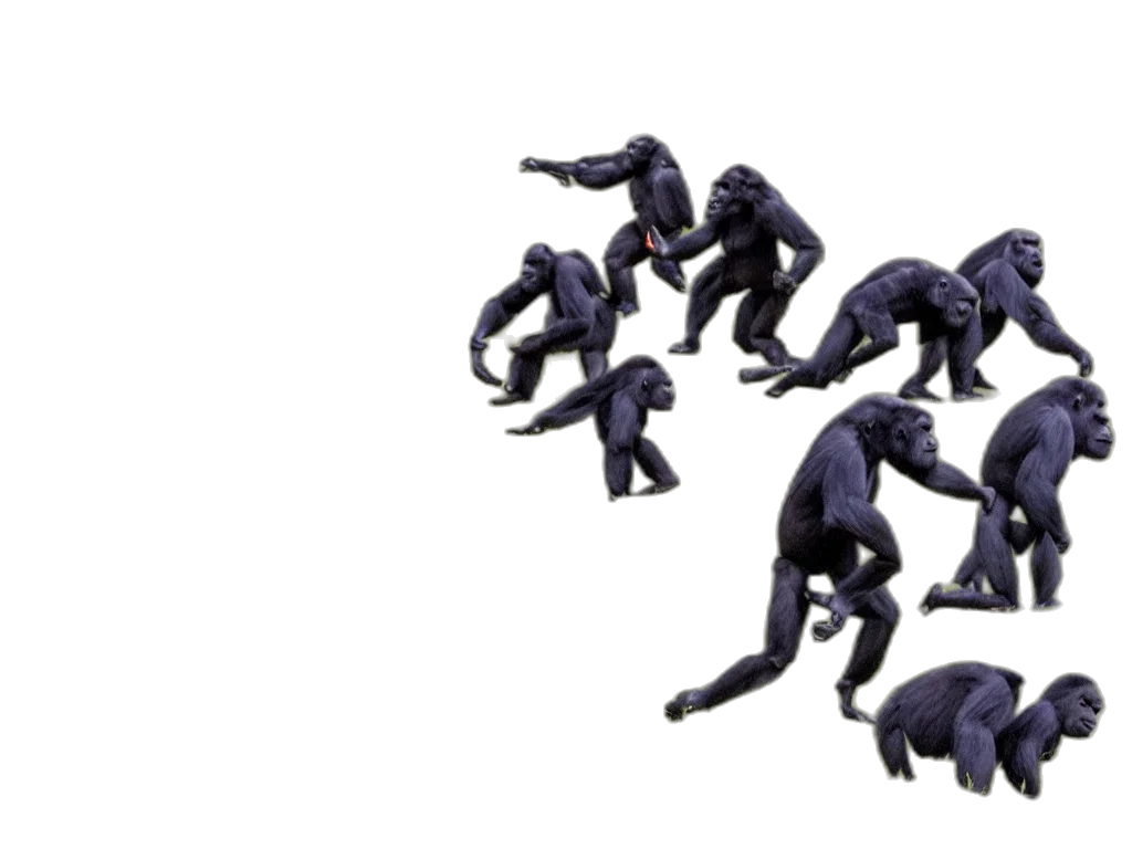 animal, creature, 3d render, concept art transparent PNG cut-out