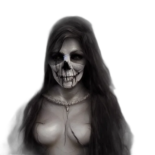face, mask, jewelry, creature transparent PNG cut-out
