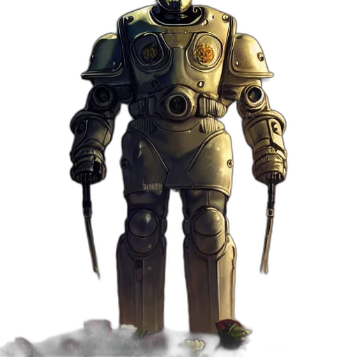 robot, weapon, staff, sword transparent PNG cut-out