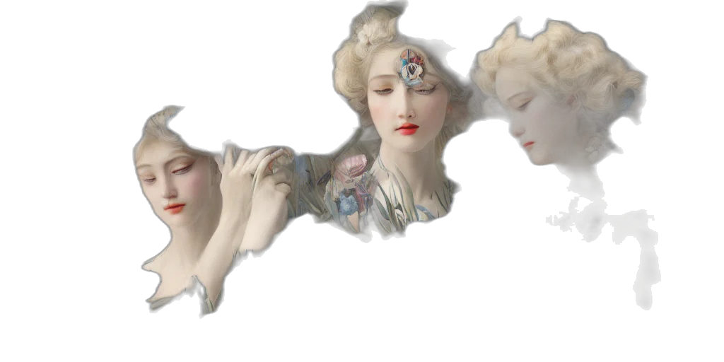 crown, jewelry, mask, 3d render transparent PNG cut-out