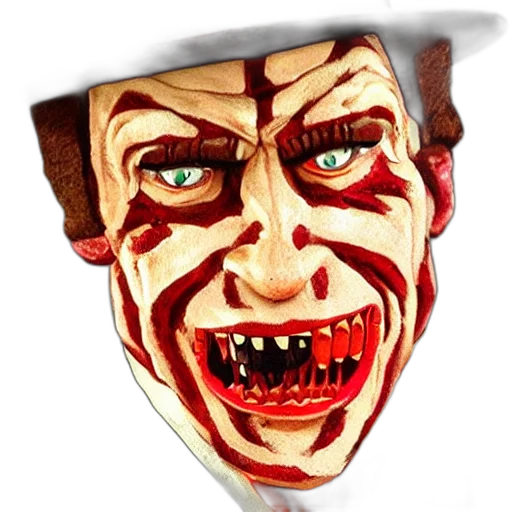 mask, face, 3d render, concept art transparent PNG cut-out