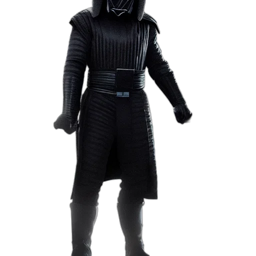 mask, jacket, staff, robot transparent PNG cut-out