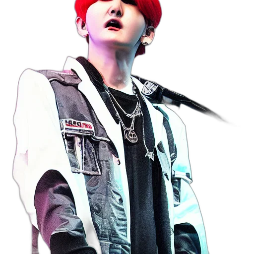 jacket, staff, creature, photorealistic transparent PNG cut-out