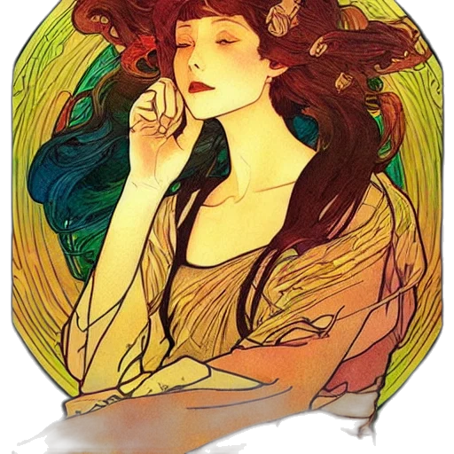 fantasy art, watercolor, pixel art, concept art transparent PNG cut-out