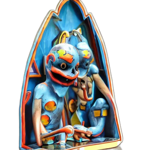 mask, robot, staff, jewelry transparent PNG cut-out