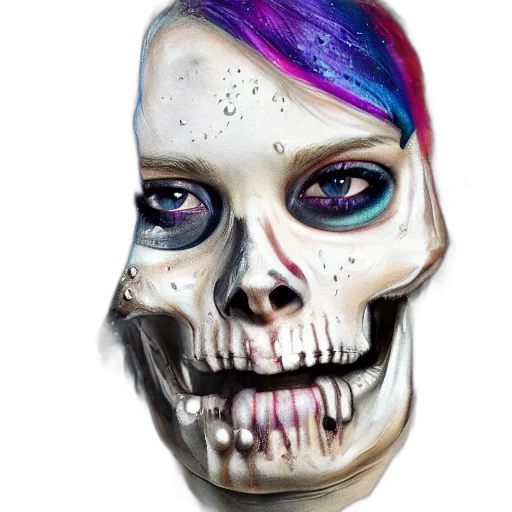 mask, face, jewelry, photorealistic transparent PNG cut-out