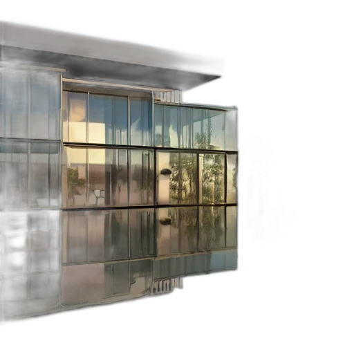 building, 3d render, photorealistic, concept art transparent PNG cut-out