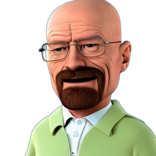 staff, face, animal, 3d render transparent PNG cut-out