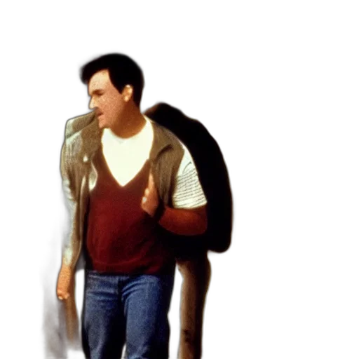 jacket, robot, staff, creature transparent PNG cut-out