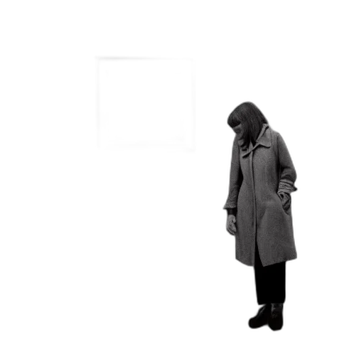 jacket, hat, staff, umbrella transparent PNG cut-out