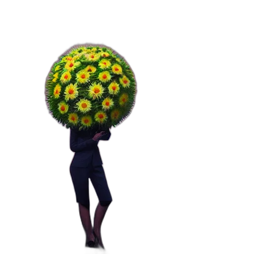 umbrella, flower, hat, crown transparent PNG cut-out