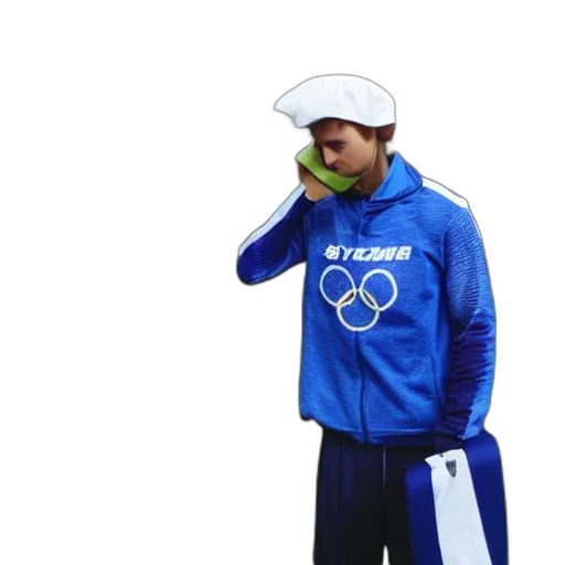 jacket, staff, hat, food transparent PNG cut-out
