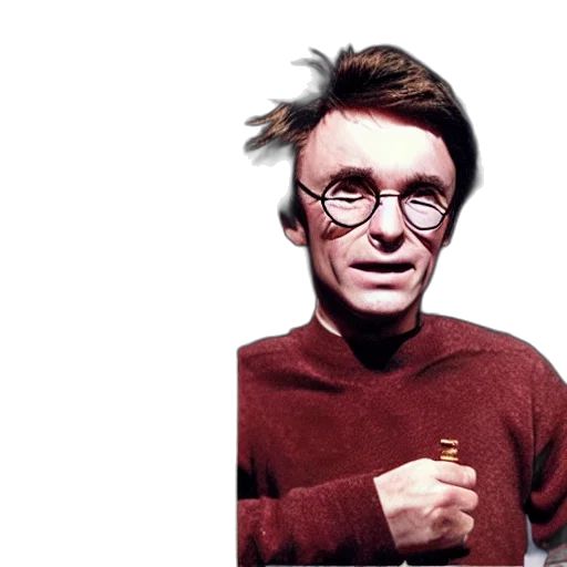 staff, jacket, hair, face transparent PNG cut-out