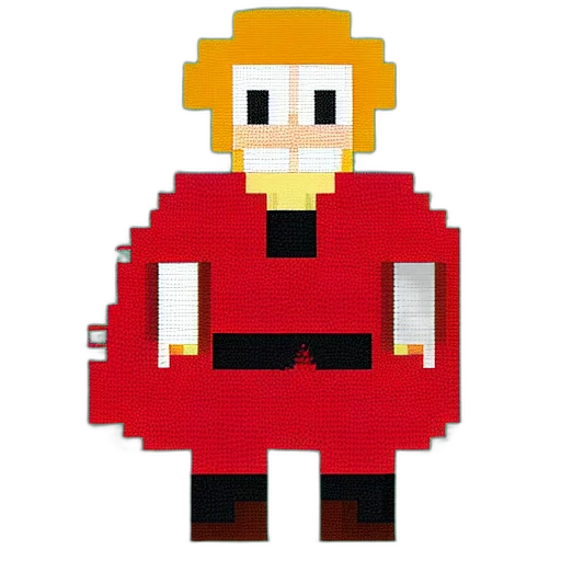 jacket, staff, robot, crown transparent PNG cut-out