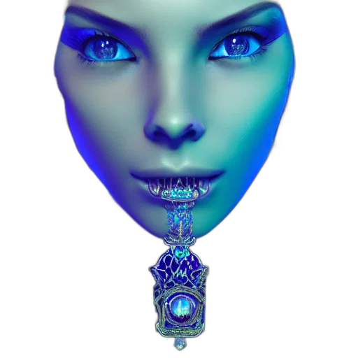 jewelry, robot, mask, face transparent PNG cut-out