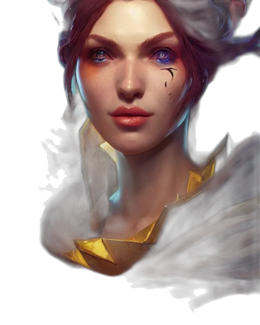 face, crown, dragon, staff transparent PNG cut-out