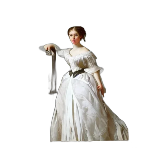 dress, staff, sword, weapon transparent PNG cut-out