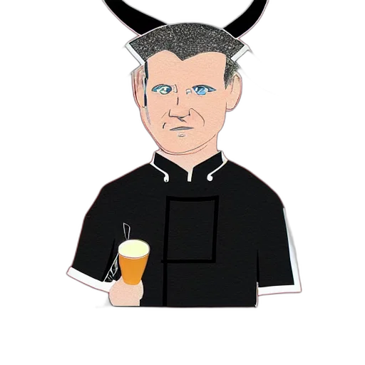 staff, cartoon, pixel art, portrait transparent PNG cut-out
