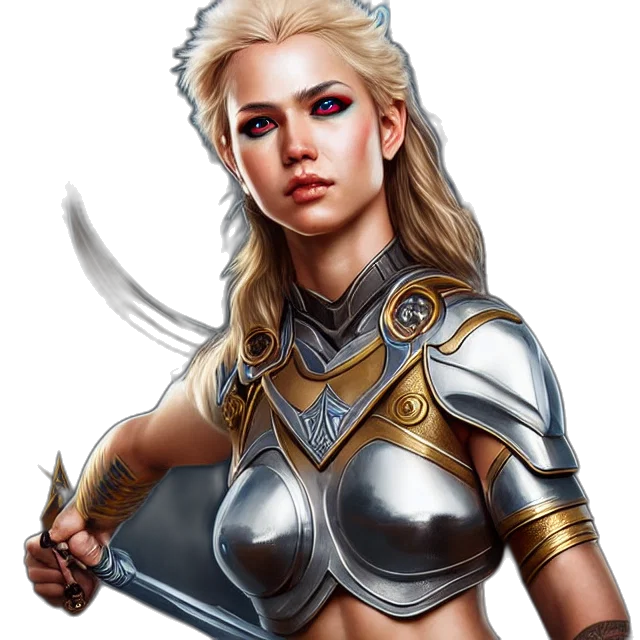 sword, staff, jewelry, fantasy art transparent PNG cut-out