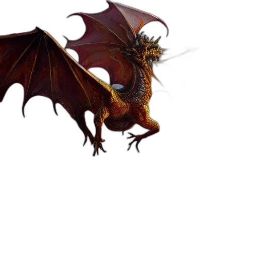 dragon, creature, animal, staff transparent PNG cut-out