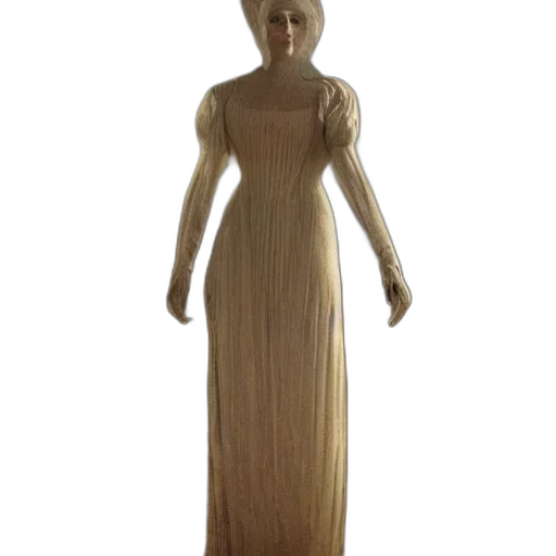 dress, jewelry, staff, 3d render transparent PNG cut-out