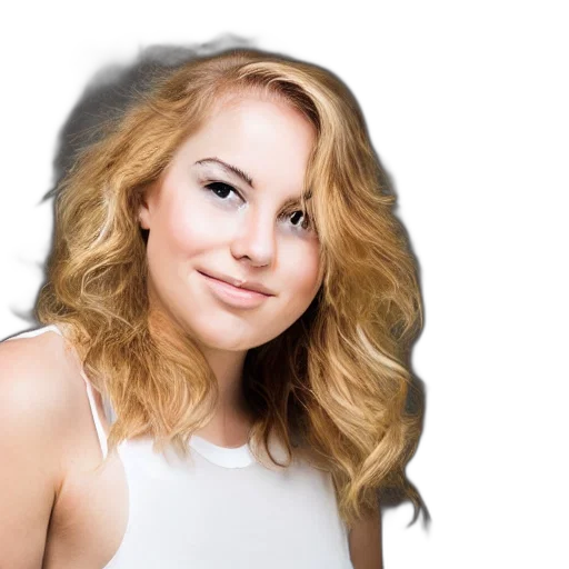 hair, face, dress, crown transparent PNG cut-out