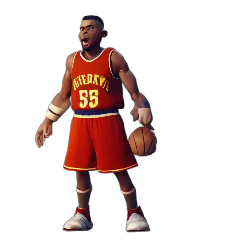 3d render, concept art, steve, curry transparent PNG cut-out