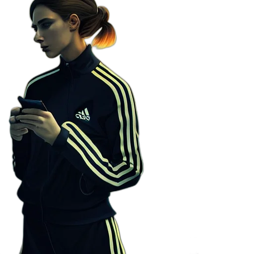 jacket, staff, dress, concept art transparent PNG cut-out