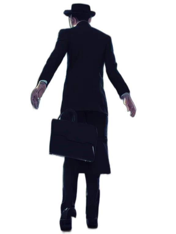 staff, jacket, dress, creature transparent PNG cut-out