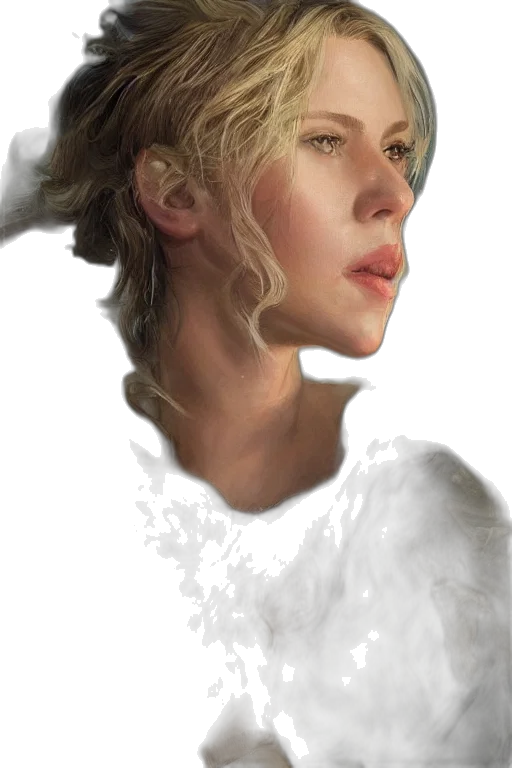 face, dragon, hair, mask transparent PNG cut-out