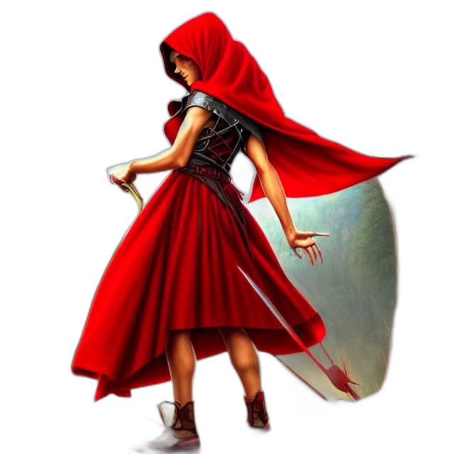 dress, umbrella, sword, staff transparent PNG cut-out