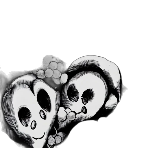 mask, jewelry, pencil sketch, cartoon transparent PNG cut-out