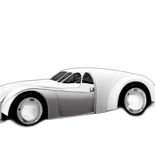 car, 3d render, concept art, photorealistic transparent PNG cut-out