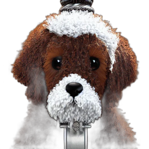 staff, hat, animal, photorealistic transparent PNG cut-out