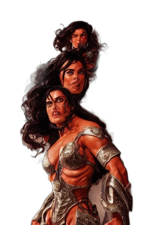 comic book art, concept art, fantasy art, photorealistic transparent PNG cut-out