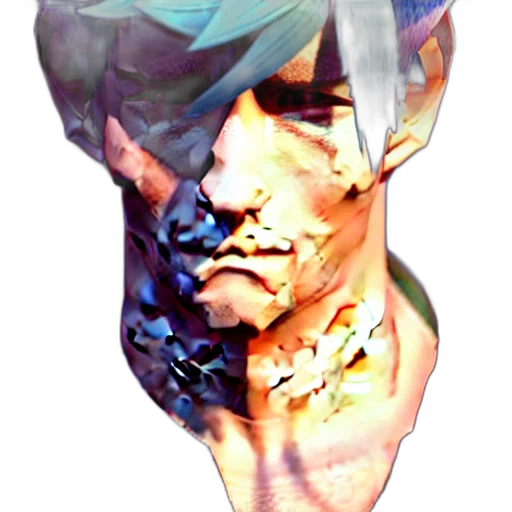 face, mask, robot, crown transparent PNG cut-out