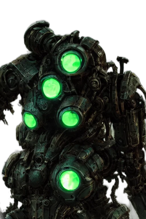 robot, weapon, concept art, cyberpunk transparent PNG cut-out