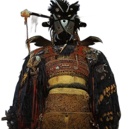 mask, staff, dragon, robot transparent PNG cut-out